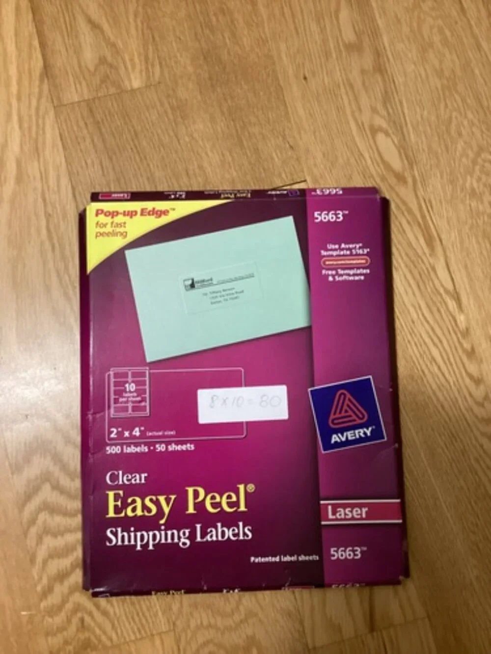12 Avery Labels